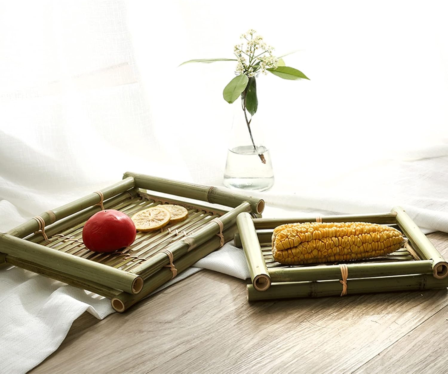 象彦 金箔竹皿 瑞雲 漆器 トレイ ※海外発送の場合、木箱は